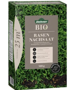 Dehner Bio Rasensamen > Rasen-Nachsaat, 500 g