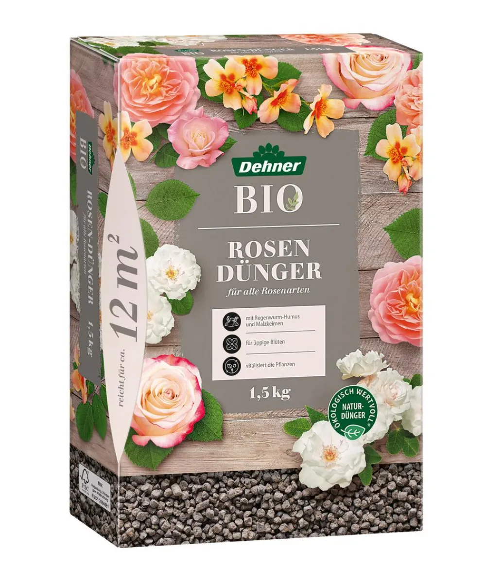 Dehner Bio Rosen-Dünger, 1,5 kg Sale