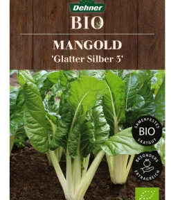 Dehner Bio Gemüsesamen - -Saatgut Mangold 'Glatter Silber 3'