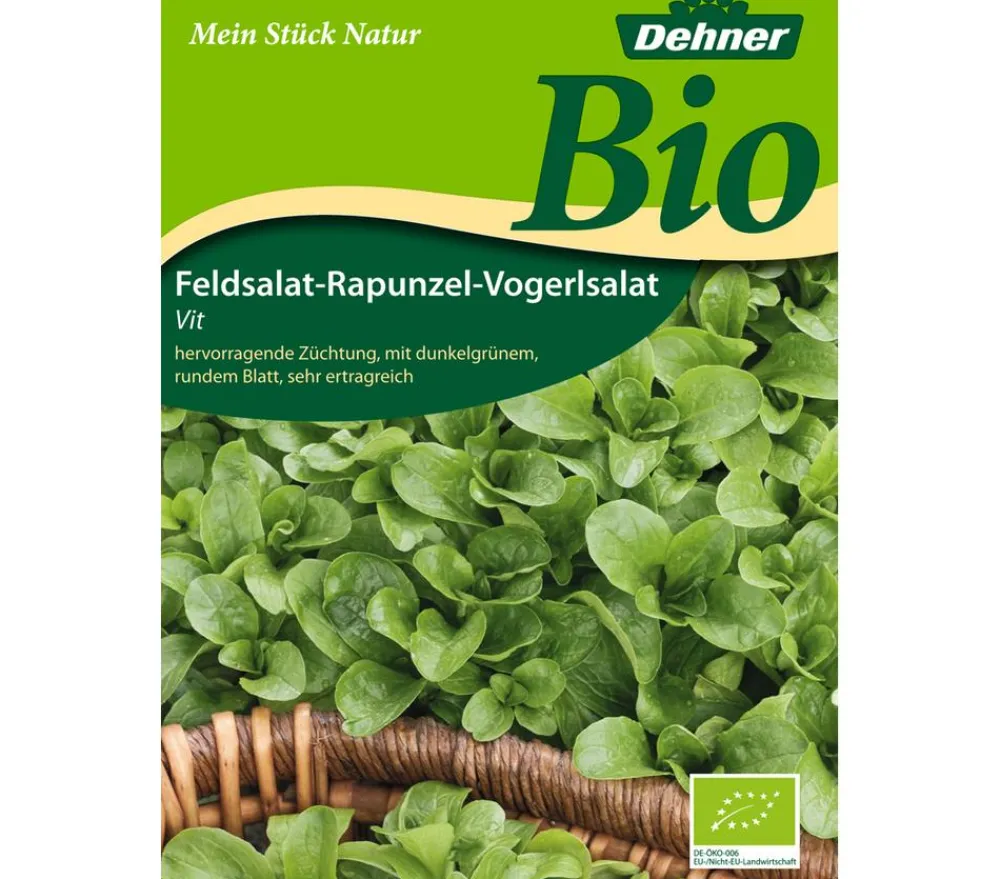 Dehner Bio Gemüsesamen > Samen Feldsalat-Rapunzel-Vogerlsalat 'Vit'