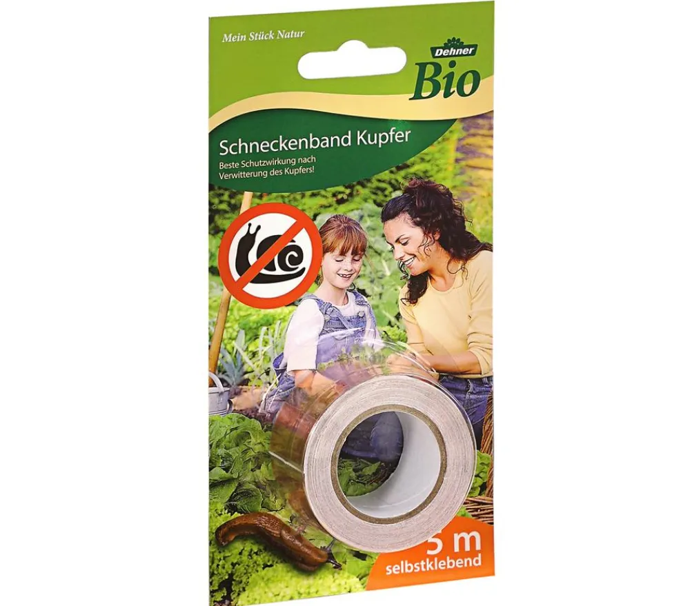 Dehner Bio Schädlingsbekämpfungsmittel > Schneckenband Kupfer, ca. L5 m