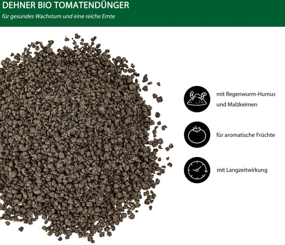 Dehner Bio Obst- & Gemüsedünger|Spezialdünger - Tomaten-Dünger