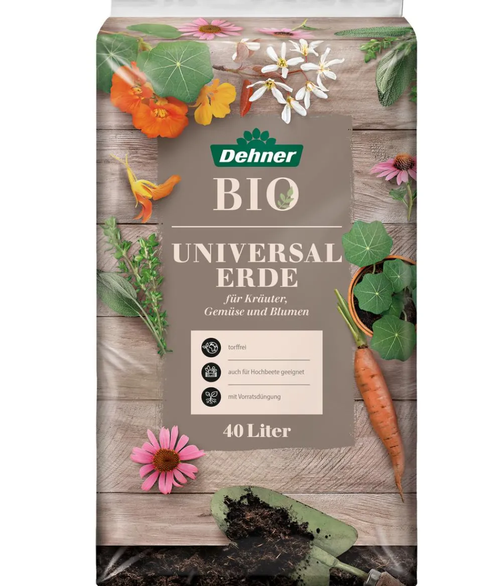 Dehner Bio Blumenerde - Universal-Erde, 40 l