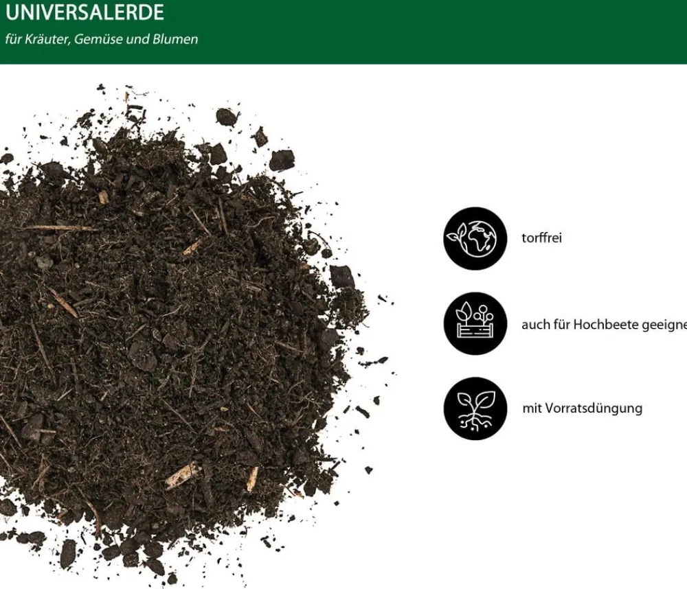 Dehner Bio Blumenerde - Universal-Erde, 40 l