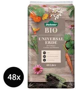 Dehner Bio Blumenerde - Universal-Erde, 48 x 40 Liter