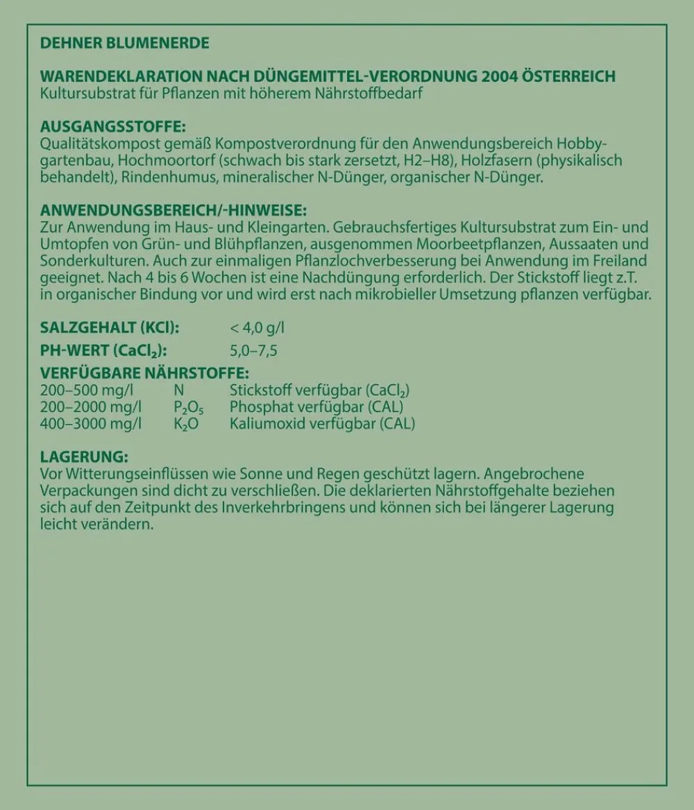 Dehner Blumenerde Best