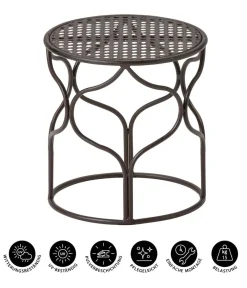 Dehner Blumenhocker Giulia, breit Dunkelbraun Sale