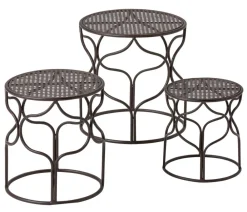 Dehner Blumenhocker > Blumenhocker-Set Giulia, breit, 3-teilig