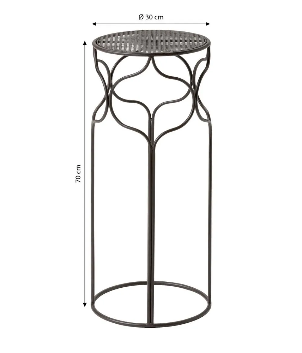 Dehner Blumenhocker-Set Giulia, schmal, 3-teilig Dunkelbraun Online