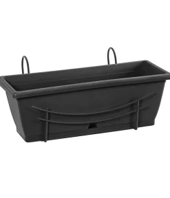 Dehner Pflanzkübel & Blumenkästen > Blumenkasten-Komplettset inkl. Bewässerung und Untersetzer, ca. B 50/H19/T17 cm