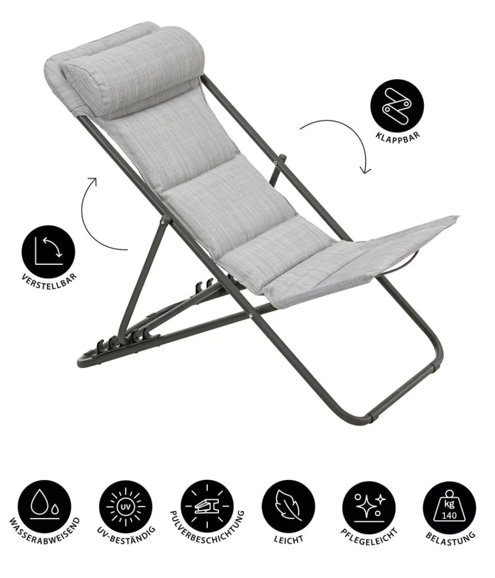Dehner Gartenstühle Metall|Campingliegen > Campingstuhl Ibiza