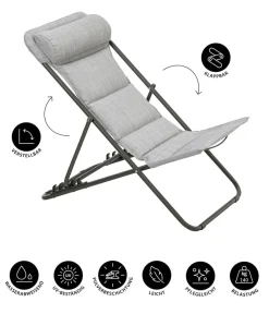 Dehner Gartenstühle Metall|Campingliegen - Campingstuhl Ibiza Dunkelgrün