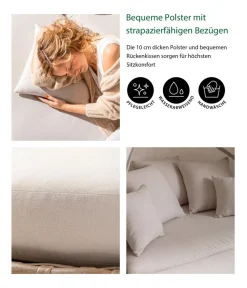 Dehner Loungemöbel|Sonneninseln > Daybed Tulum, ca. B179/H163/T220 cm
