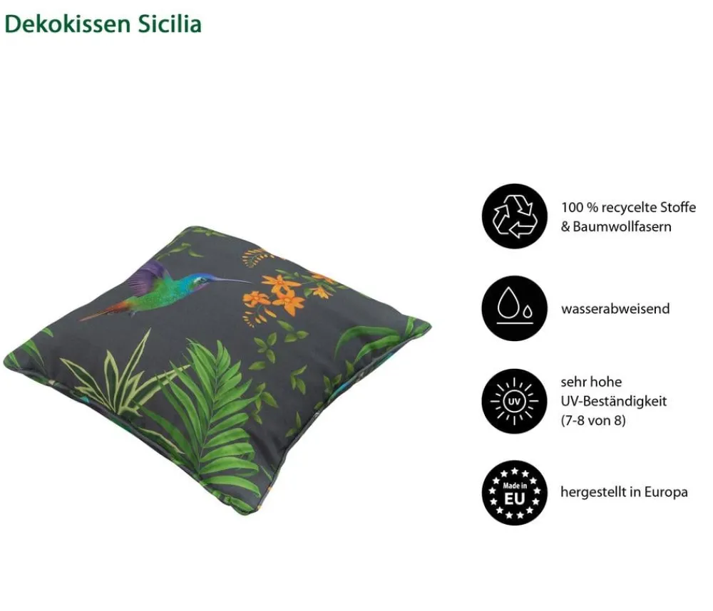 Dehner Dekokissen Sicilia, ca. B40/H10/T40 cm Online