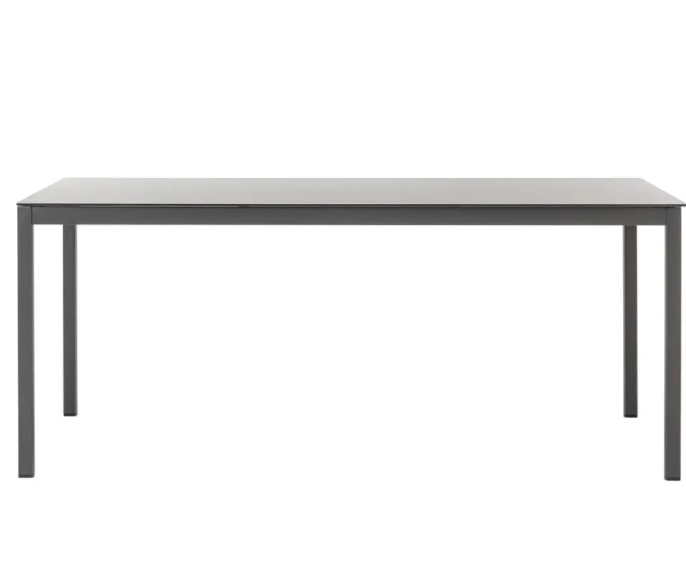 Dehner Diningtisch Lille, ca. B180/H75/T90 cm Anthrazit Discount