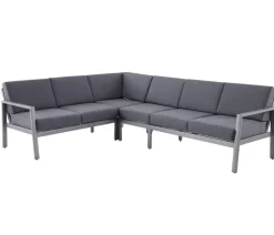 Dehner Ecklounge Chicago, variabel Grau Outlet