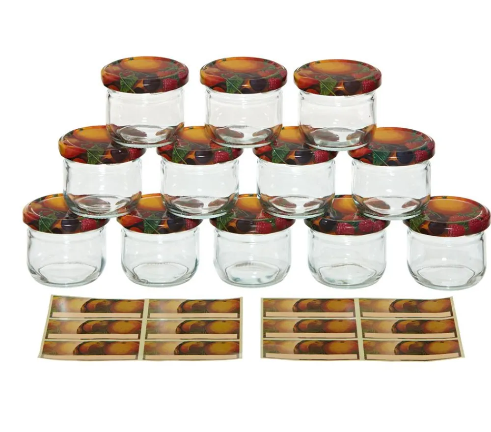 Dehner Einkochautomaten & Zubehör > Einkochglas, 120 ml, 12er-Set