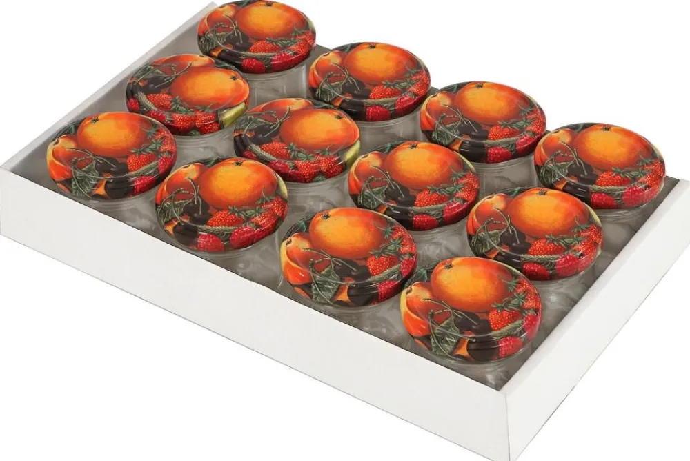 Dehner Einkochautomaten & Zubehör > Einkochglas, 120 ml, 12er-Set