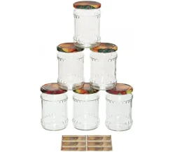 Dehner Einkochautomaten & Zubehör - Einkochglas, 287 ml, 6er-Set