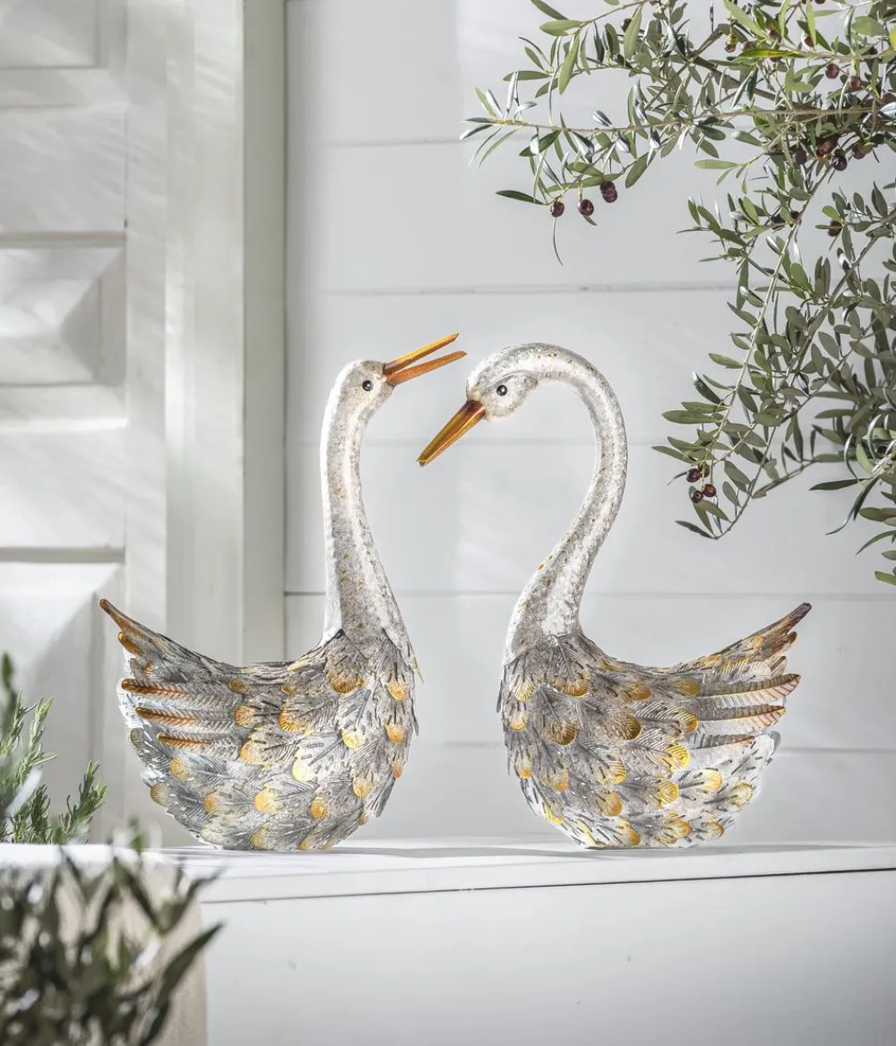 Dehner Gartenzwerge & Gartenfiguren - Eisen-Ente, ca. H41 cm