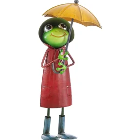 Dehner Eisen-Frosch mit Schirm New