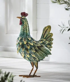Dehner Gartenzwerge & Gartenfiguren - Eisen-Huhn