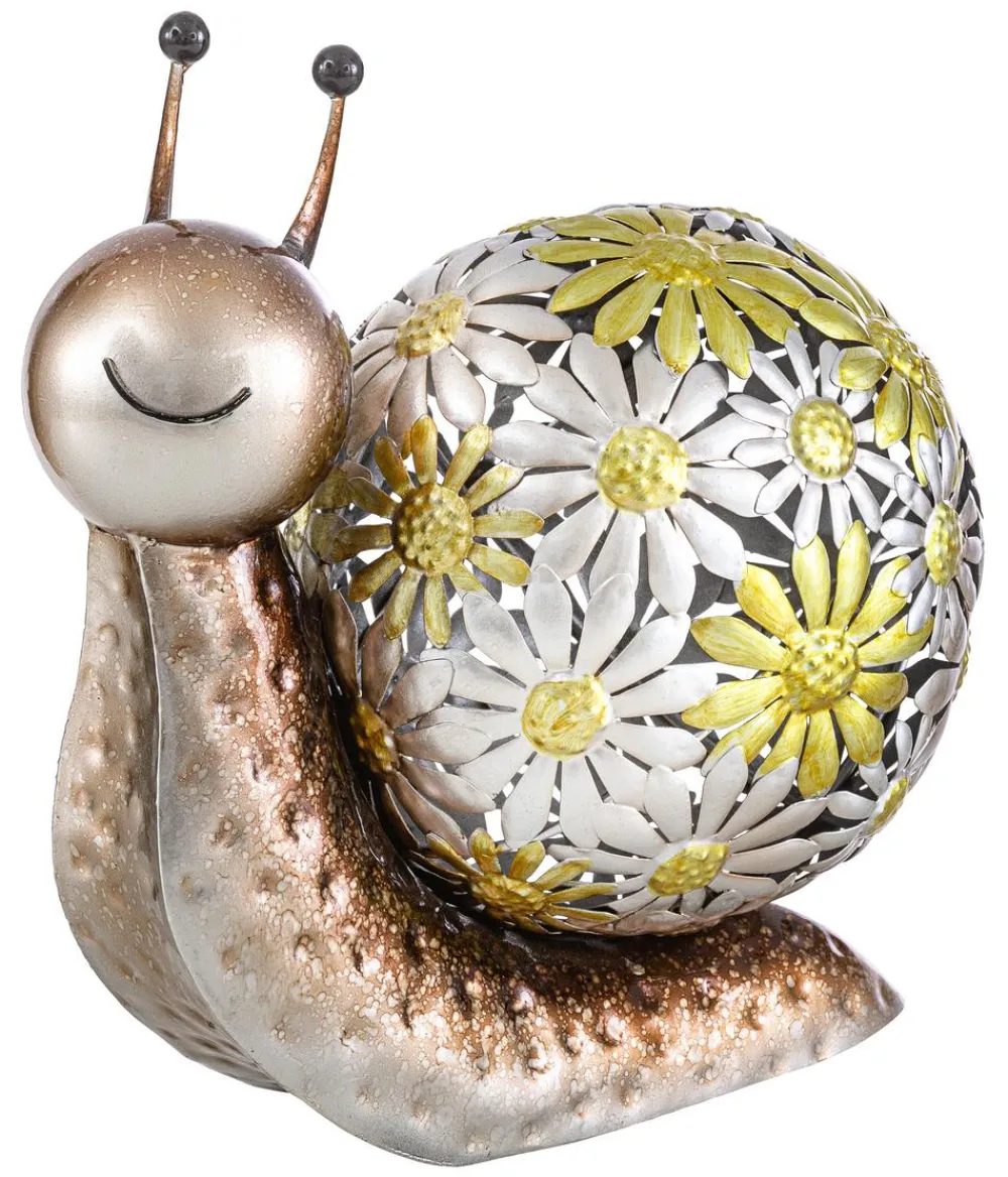 Dehner Gartenzwerge & Gartenfiguren > Eisen-Schnecke, ca. B23/H25/T13 cm
