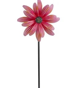 Dehner Eisen-Windrad Blume, ca. H115 cm Pink Best