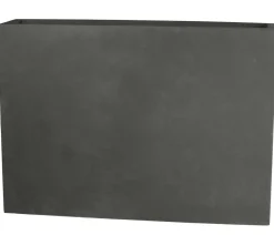 Dehner Pflanzkübel & Blumenkästen - Fiberglas-Kasten, rechteckig, , ca. B118/H85/T26 cm Grau