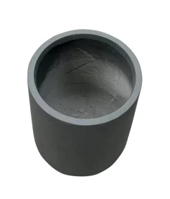 Dehner Vasen|Pflanzkübel & Blumenkästen - Fiberglas-Topf Curved, rund, Anthrazit