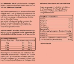 Dehner Fine Nature Nassfutter für Hunde Adult, Rind mit Reis, Zucchini & Tomate Discount