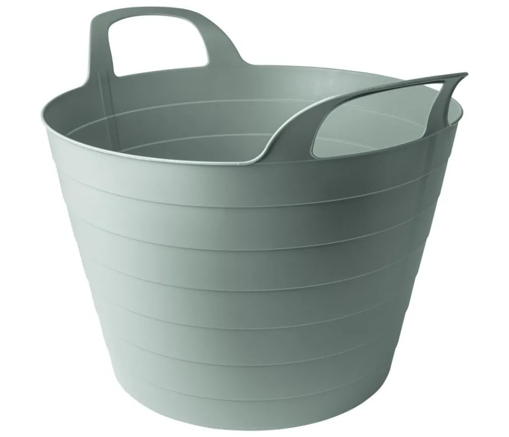 Dehner Komposter & Abfallbehälter|Blumentöpfe & Übertöpfe - Flexikorb, 30 Liter Grün