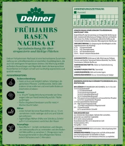 Dehner Rasensamen - Frühjahrsrasen-Nachsaat, 750 g