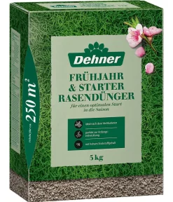 Dehner Rasendünger - Frühjahr- und Starter-Rasendünger, 5 kg