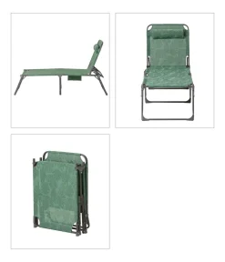 Dehner Klappliegen|Relaxliegen > Gartenliege Mallorca, ca. B71/H112/T232 cm