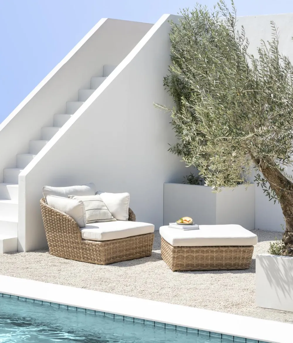 Dehner Gartenliege Tulum, 2-teilig, ca. B103/H66/T200 cm Best