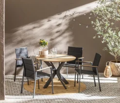 Dehner Balkonmöbel-Sets|Esstisch-Gruppen > Gartenmöbelset Montevideo, 5-teilig