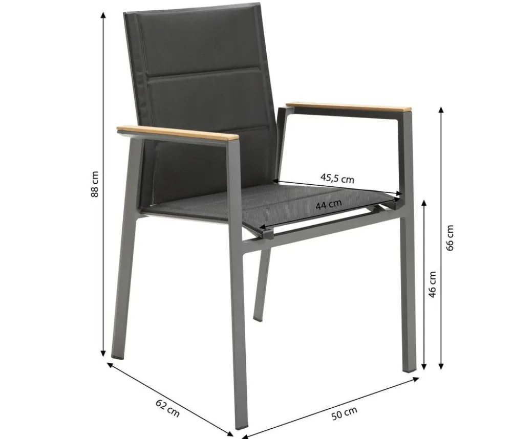 Dehner Balkonmöbel-Sets|Esstisch-Gruppen > Gartenmöbelset Montevideo, 5-teilig