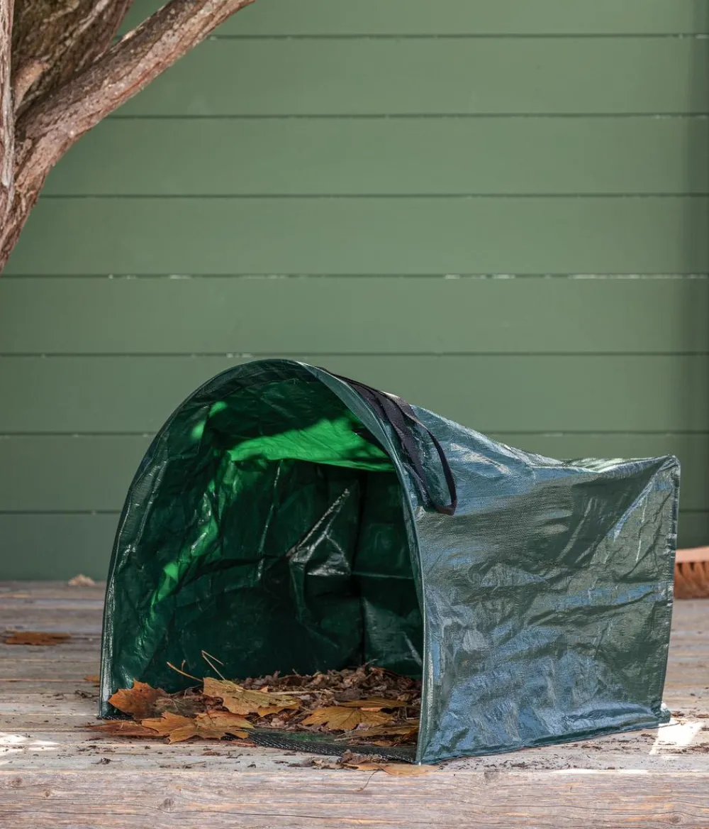 Dehner Gartensack Pop-Up Kehrkante, 150 l Dunkelgrün New