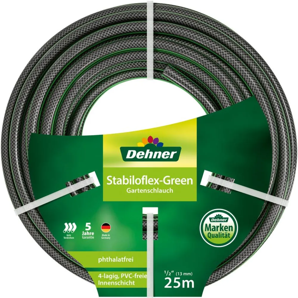 Dehner Gartenschlauch Stabiloflex Grün Hot