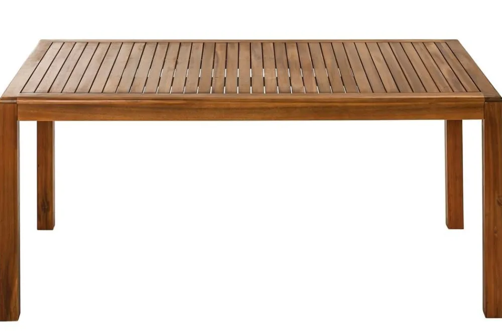 Dehner Garten-Esstische|Gartentische Holz - Gartentisch Lima, ca. B160/H75/T90 cm Braun