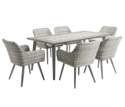 Dehner Garten-Esstische|Gartentische Aluminium > Gartentisch Lissabon, ca. B178,5/H74/T88,5 cm
