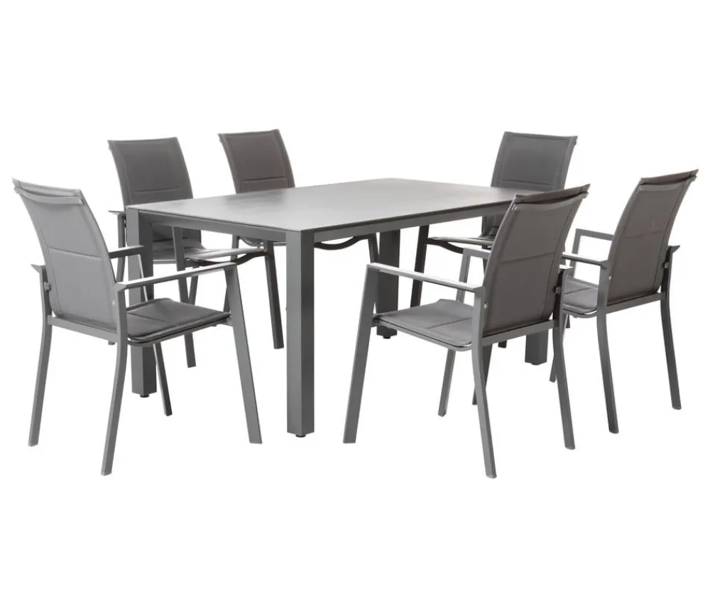 Dehner Garten-Esstische|Gartentische Aluminium > Gartentisch Palermo, ca. B160/H74/T87 cm