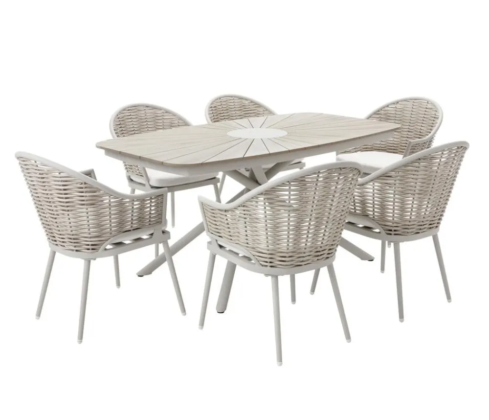 Dehner Garten- & Loungesessel|Gartenstühle Aluminium > Geflechtsessel Barcelona