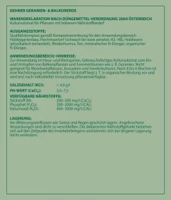 Dehner Geranien- & Balkonerde, 40 l Hot