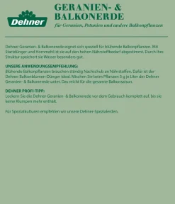 Dehner Blumenerde - Geranien- & Balkonerde, 57 x 40 Liter