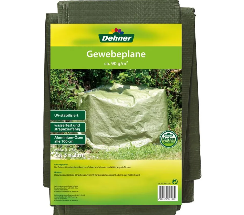 Dehner Pflanzenfolien & Ernteschutz > Gewebeplane, ca. 2 x 3 m