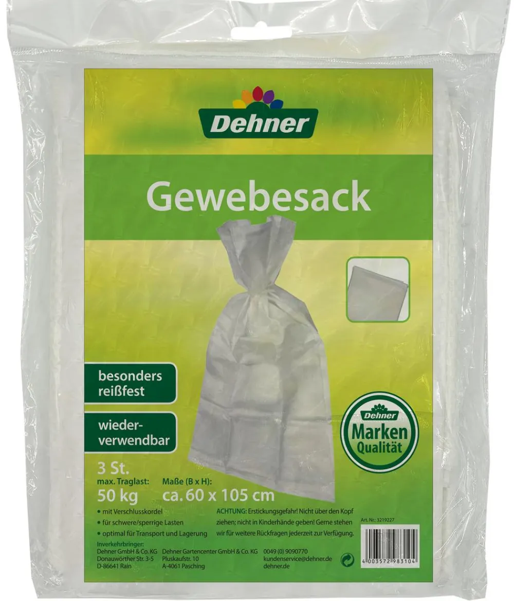 Dehner Komposter & Abfallbehälter > Gewebesack Profi, 3 Stk.