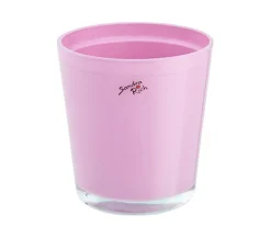 Dehner Glas-Übertopf, konisch, ca. Ø12 cm Zartrosa Best