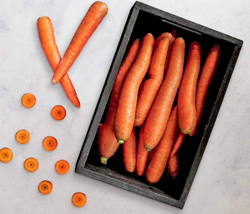 Dehner Gourmet Garten Lange Möhre, 20er Schale Orange Hot